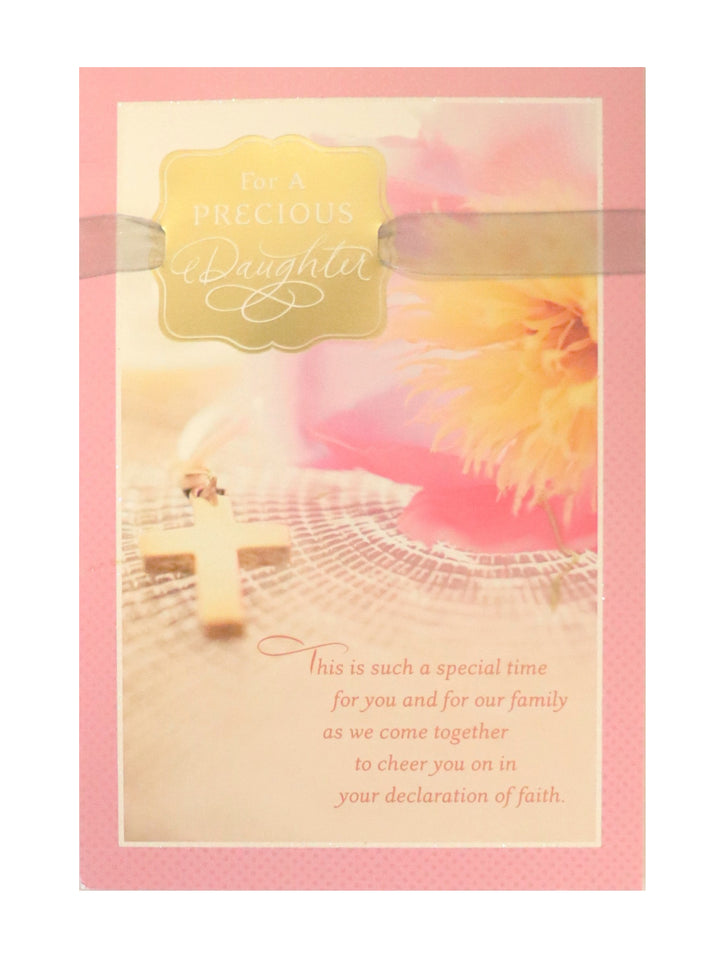 For A Precious Daughter - Confirmation Card