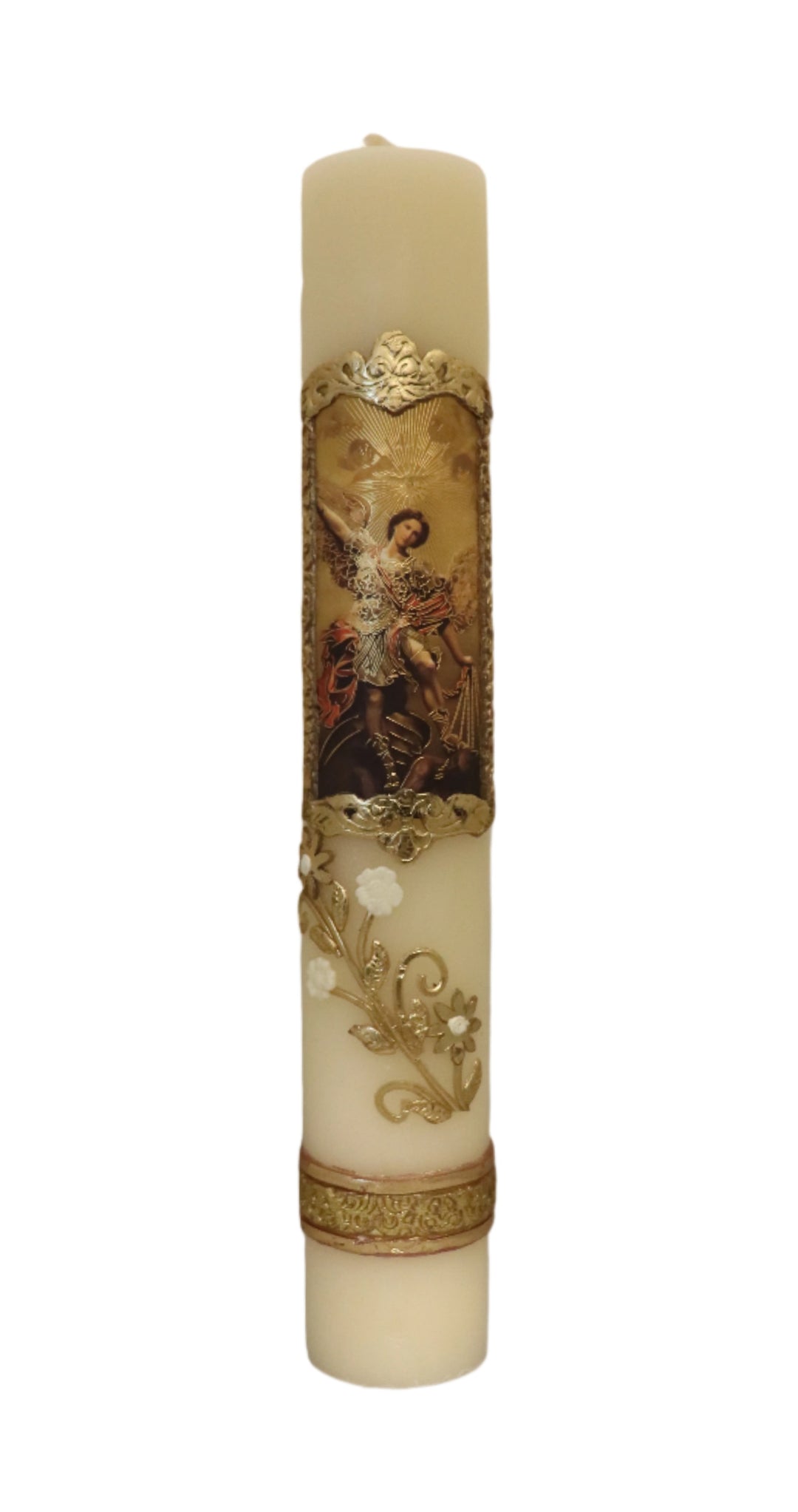 12"x1.5" St. Michael Decorative Candle