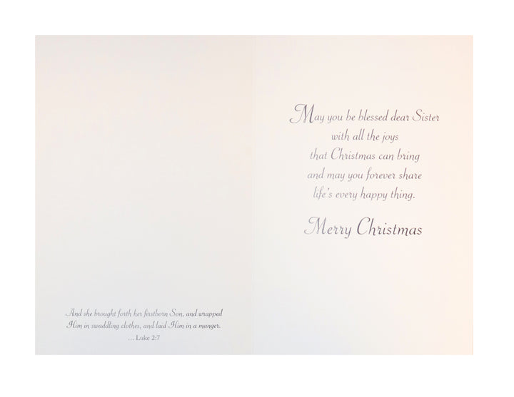 Christmas Blessings Sister
