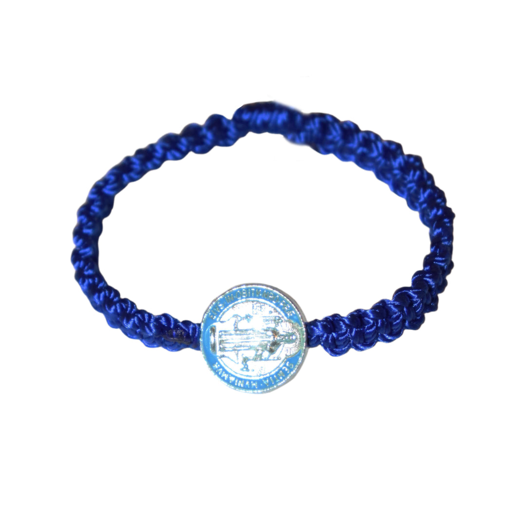 Adjustable Corded St. Benedict Bracelet