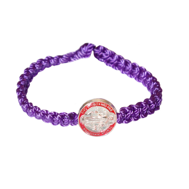 Adjustable Corded St. Benedict Bracelet