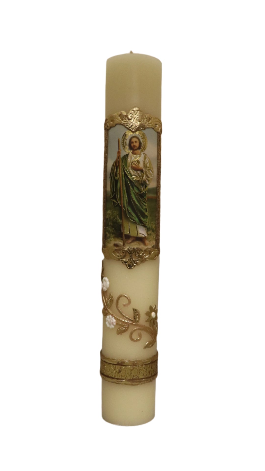 12"x1.5" St. Jude Decorative Candle