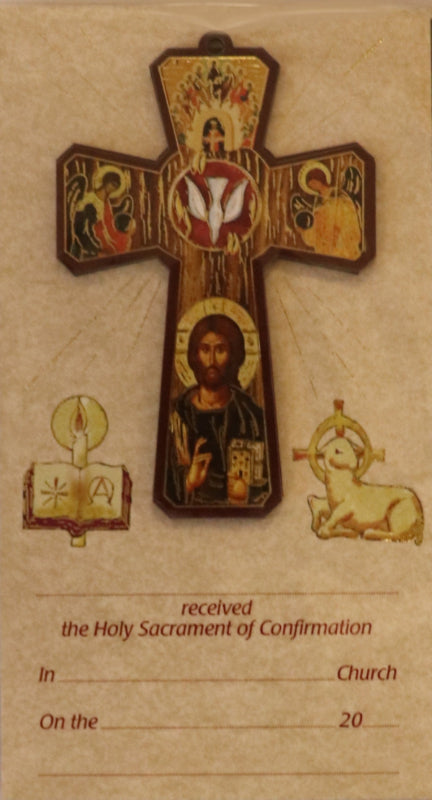 5" Confirmation Cross with Card
