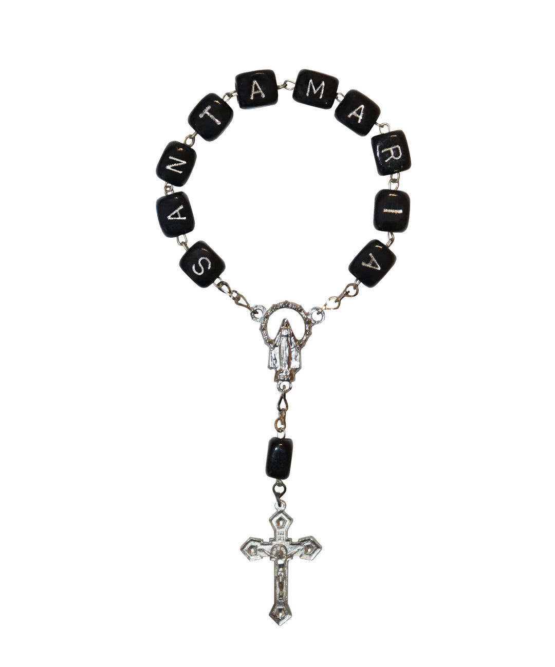 Single Decade Black Marian Rosary