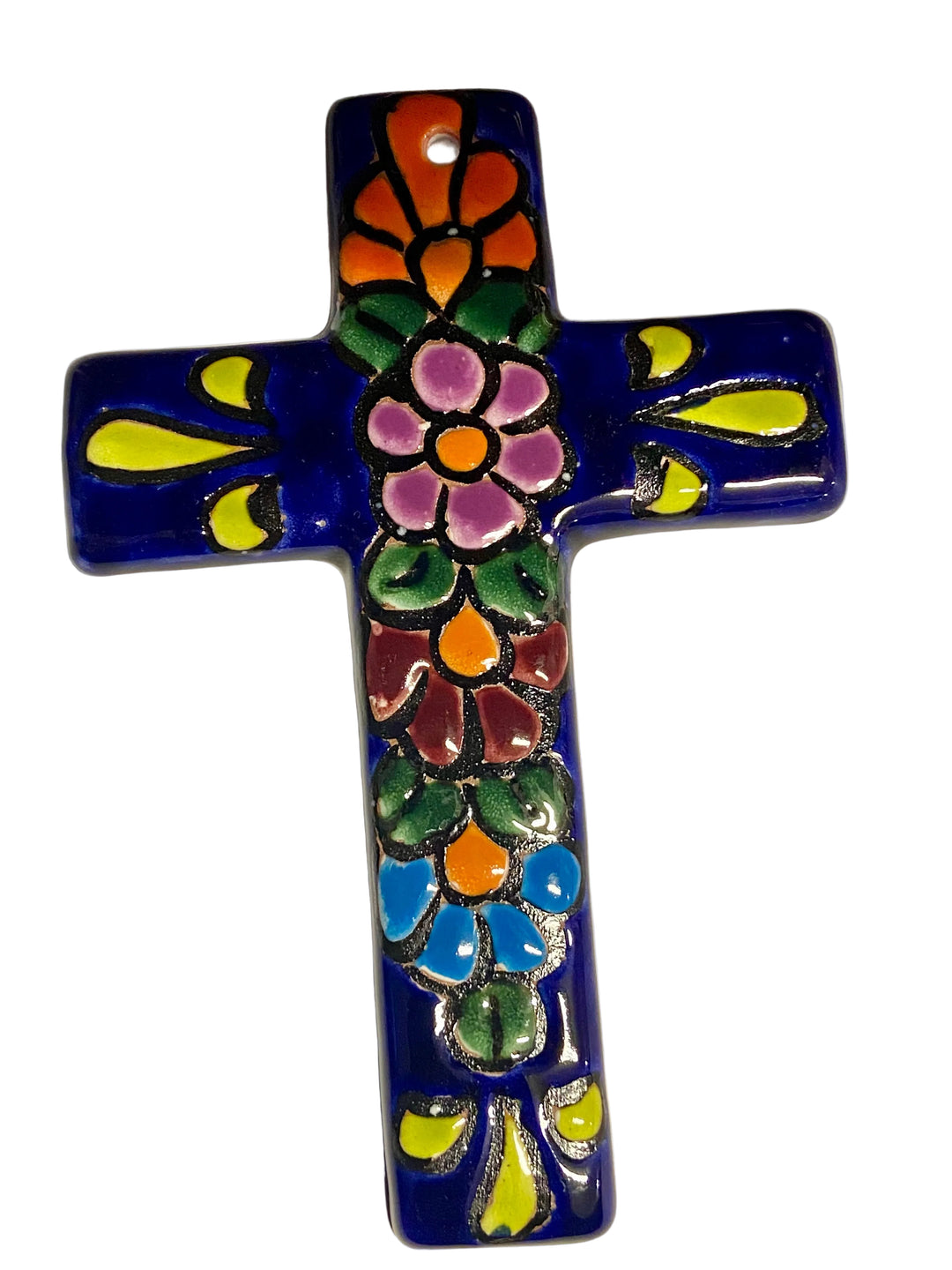 7.25" Thin Talavera Cross