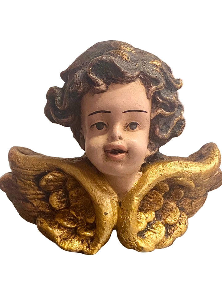5" Hanging Cherub Plaque