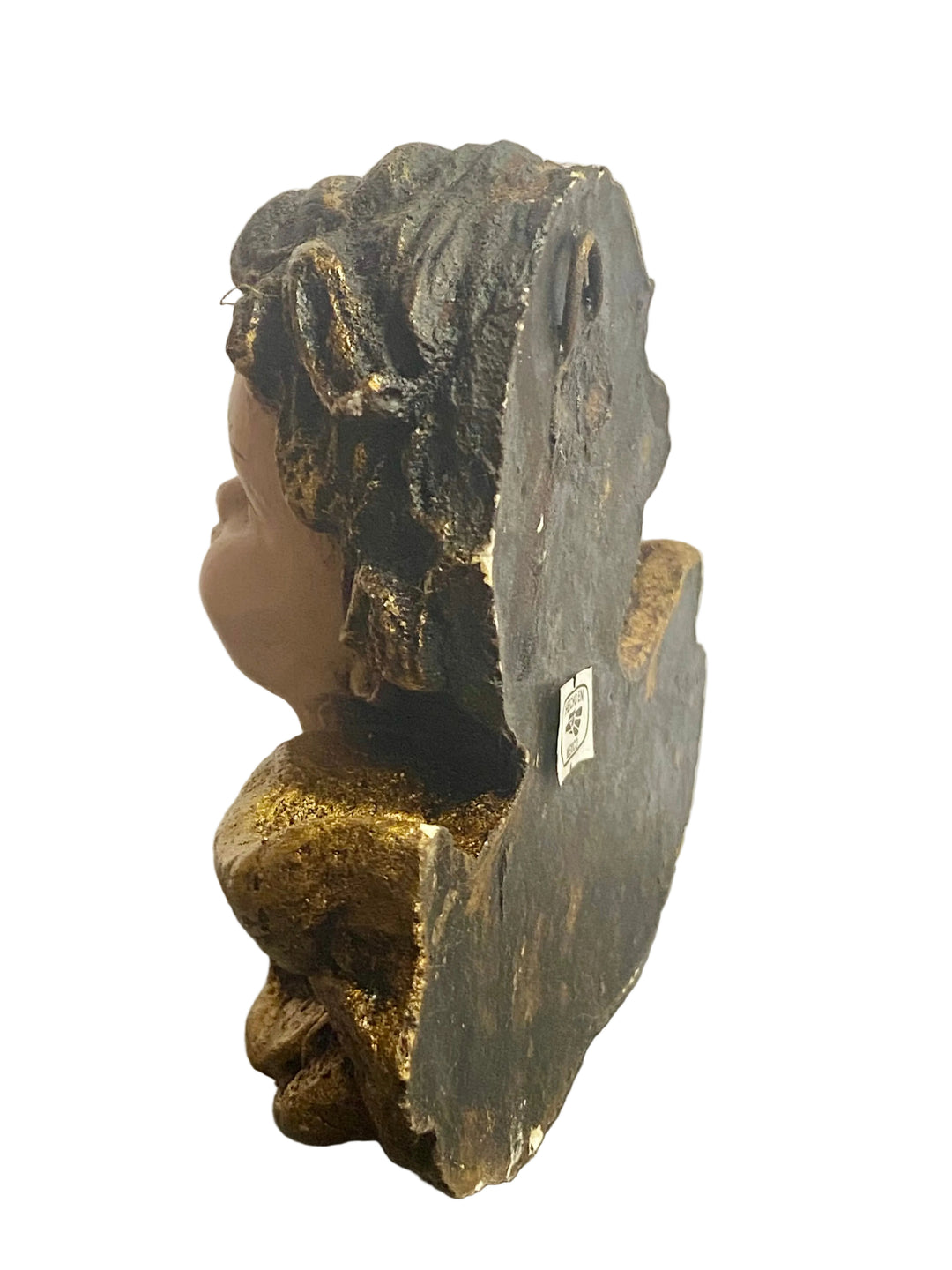 5" Hanging Cherub Plaque