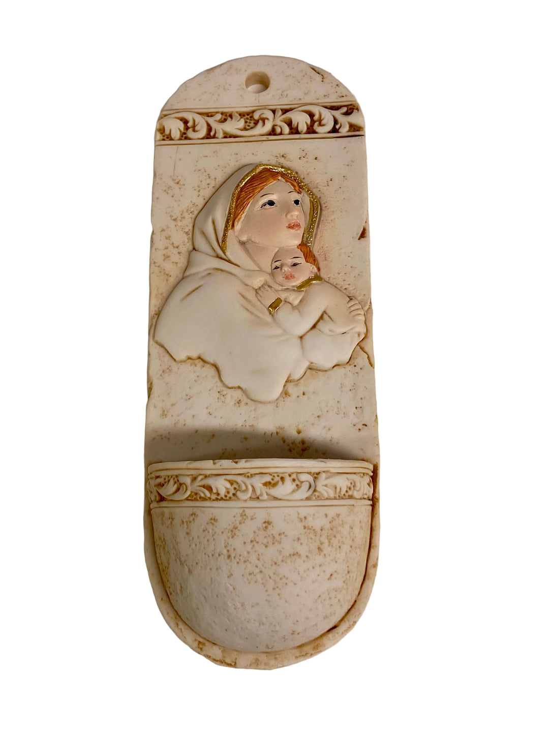 6.25" Madonna of the Streets Holy Water Font