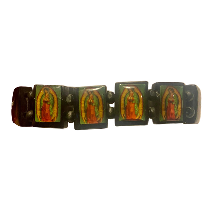 Assorted Wooden Saint Bracelet