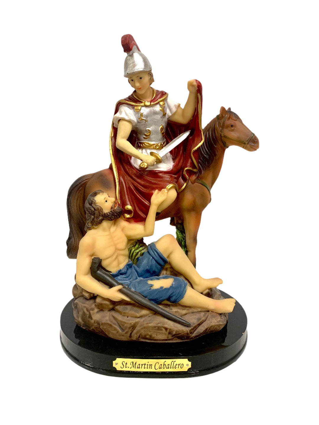 8" St. Martin Caballero Statue
