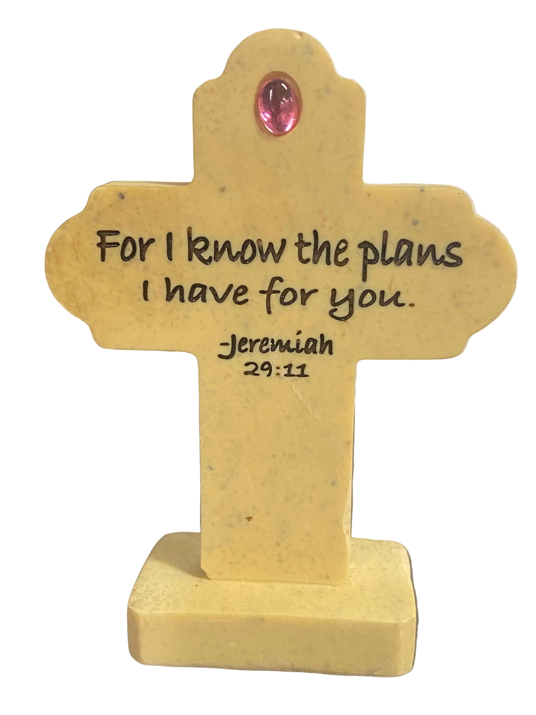 3.25" Birthstone Standing Cross