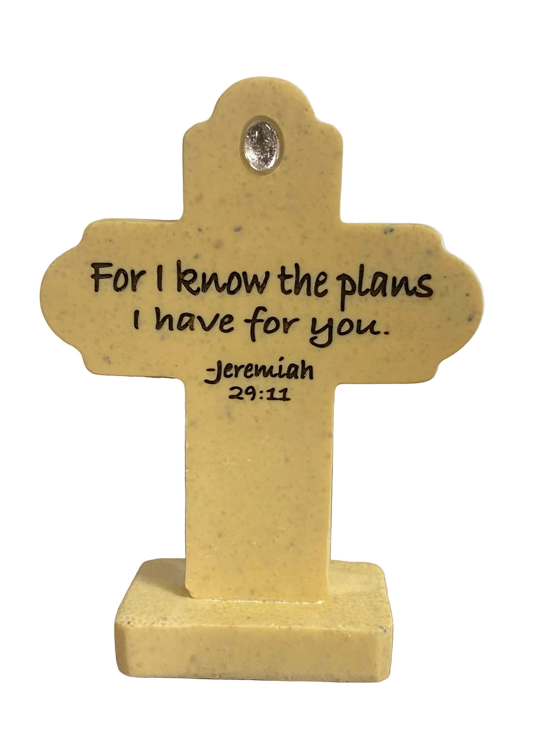 3.25" Birthstone Standing Cross