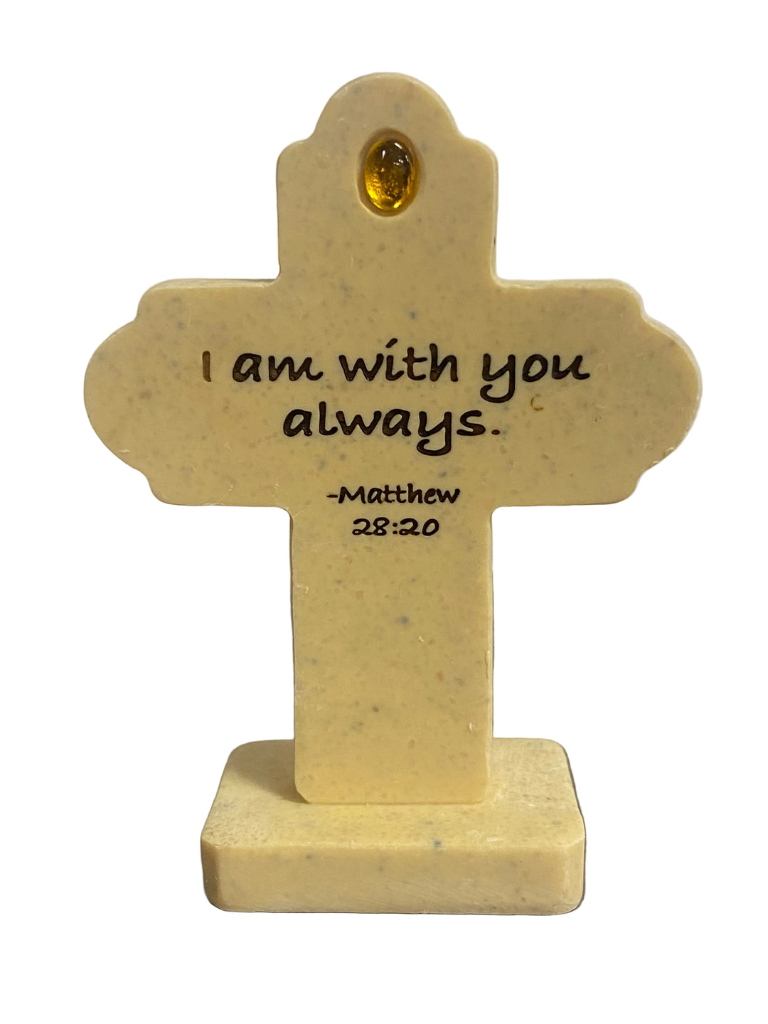 3.25" Birthstone Standing Cross