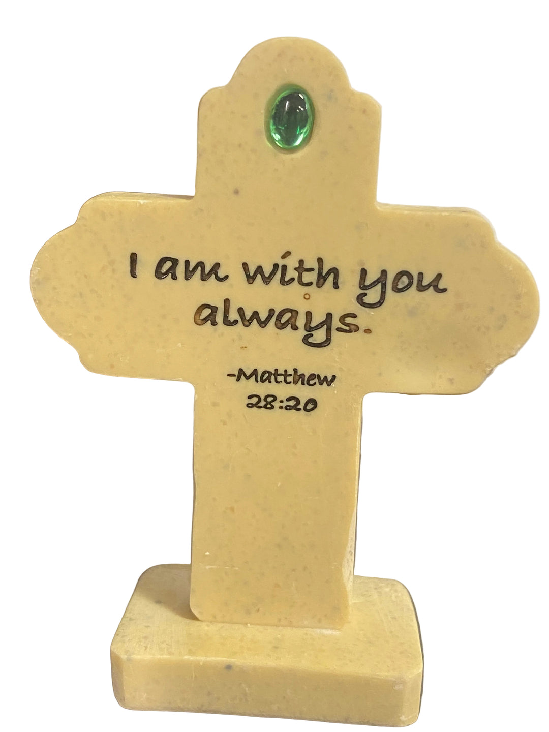 3.25" Birthstone Standing Cross