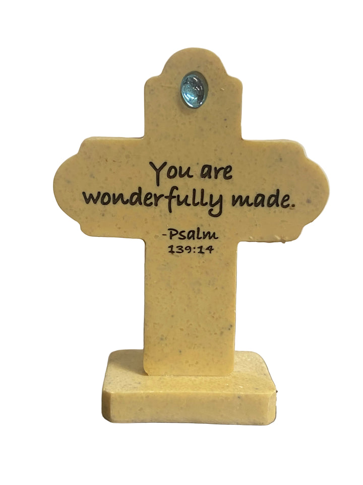 3.25" Birthstone Standing Cross