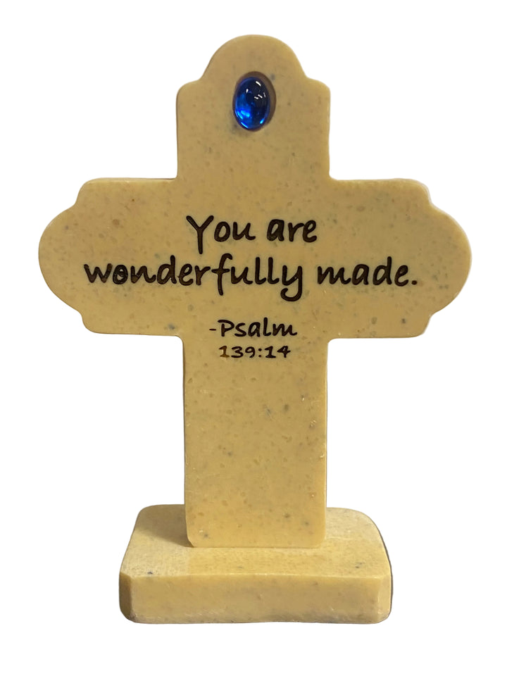 3.25" Birthstone Standing Cross