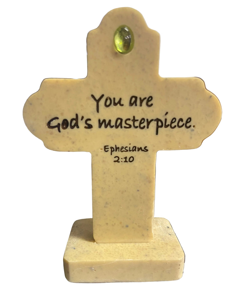 3.25" Birthstone Standing Cross