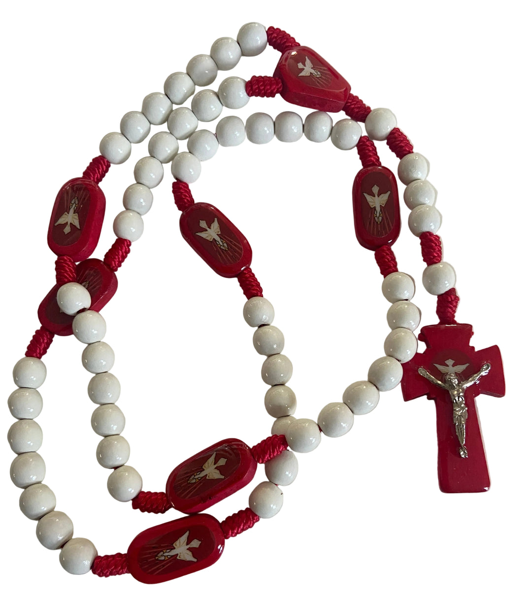 10MM Holy Spirit Wooden Chaplet
