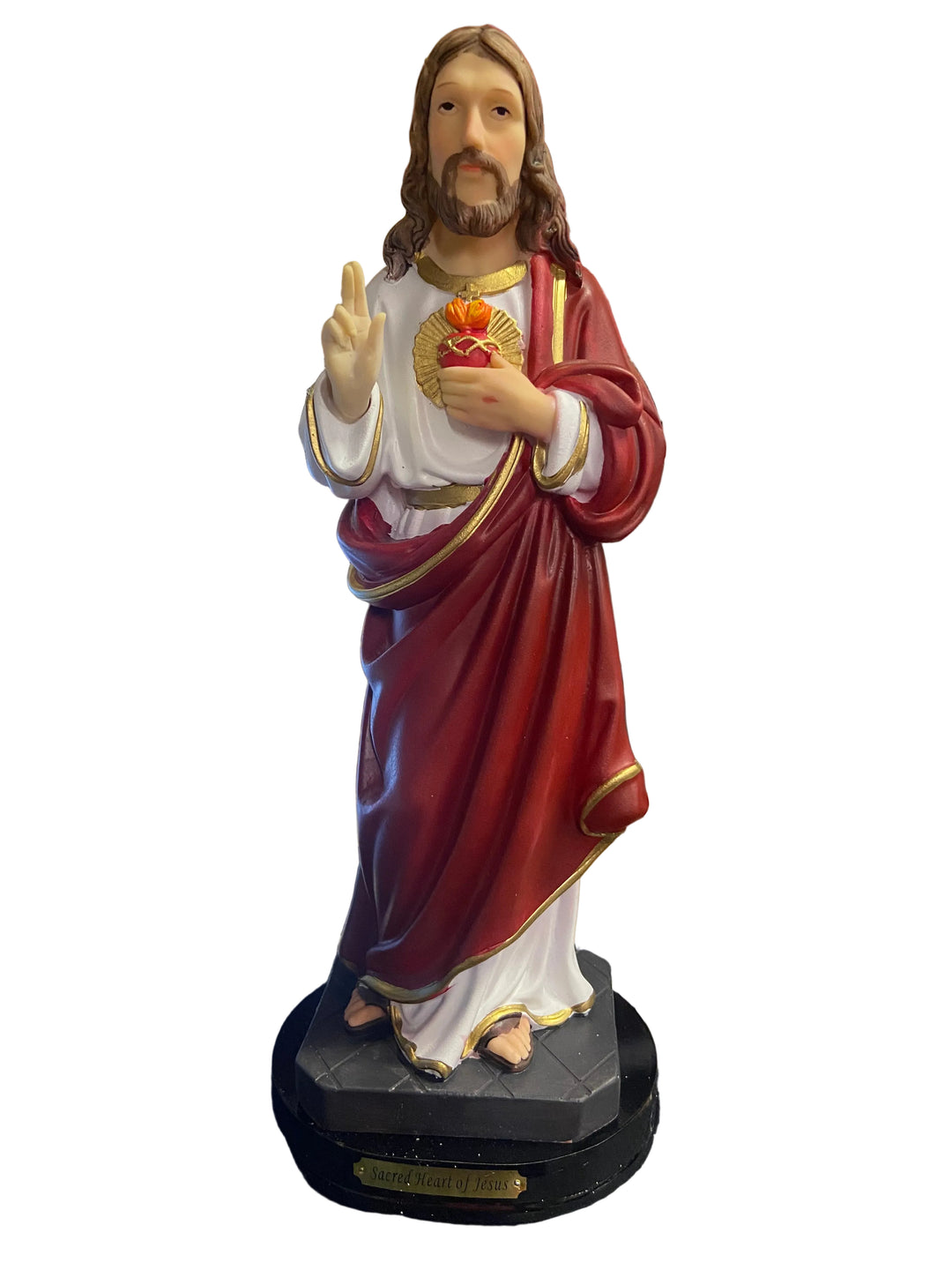 12" Sacred Heart of Jesus Statue