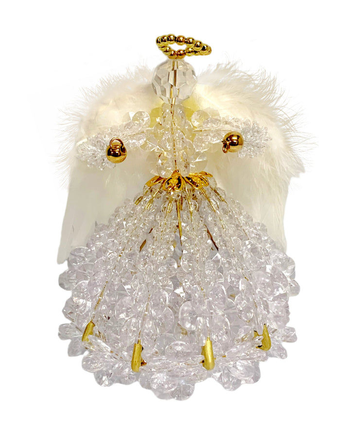 5.5" Handmade Crystal Angel