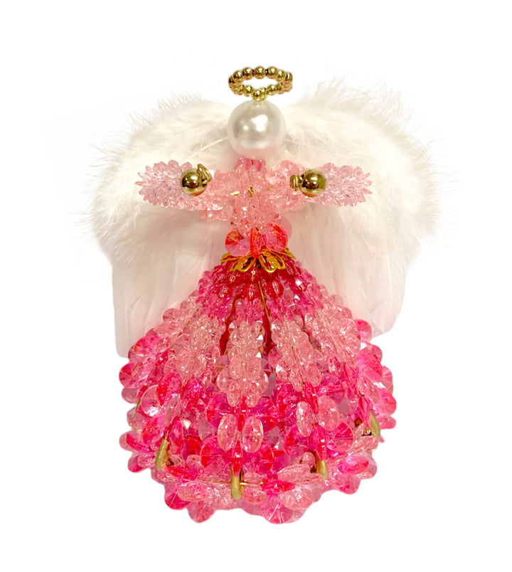 5.5" Handmade Crystal Angel