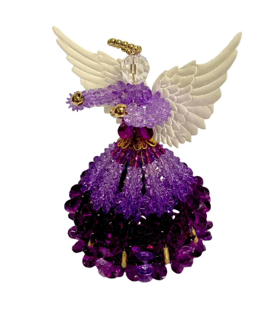 5.5" Handmade Crystal Angel