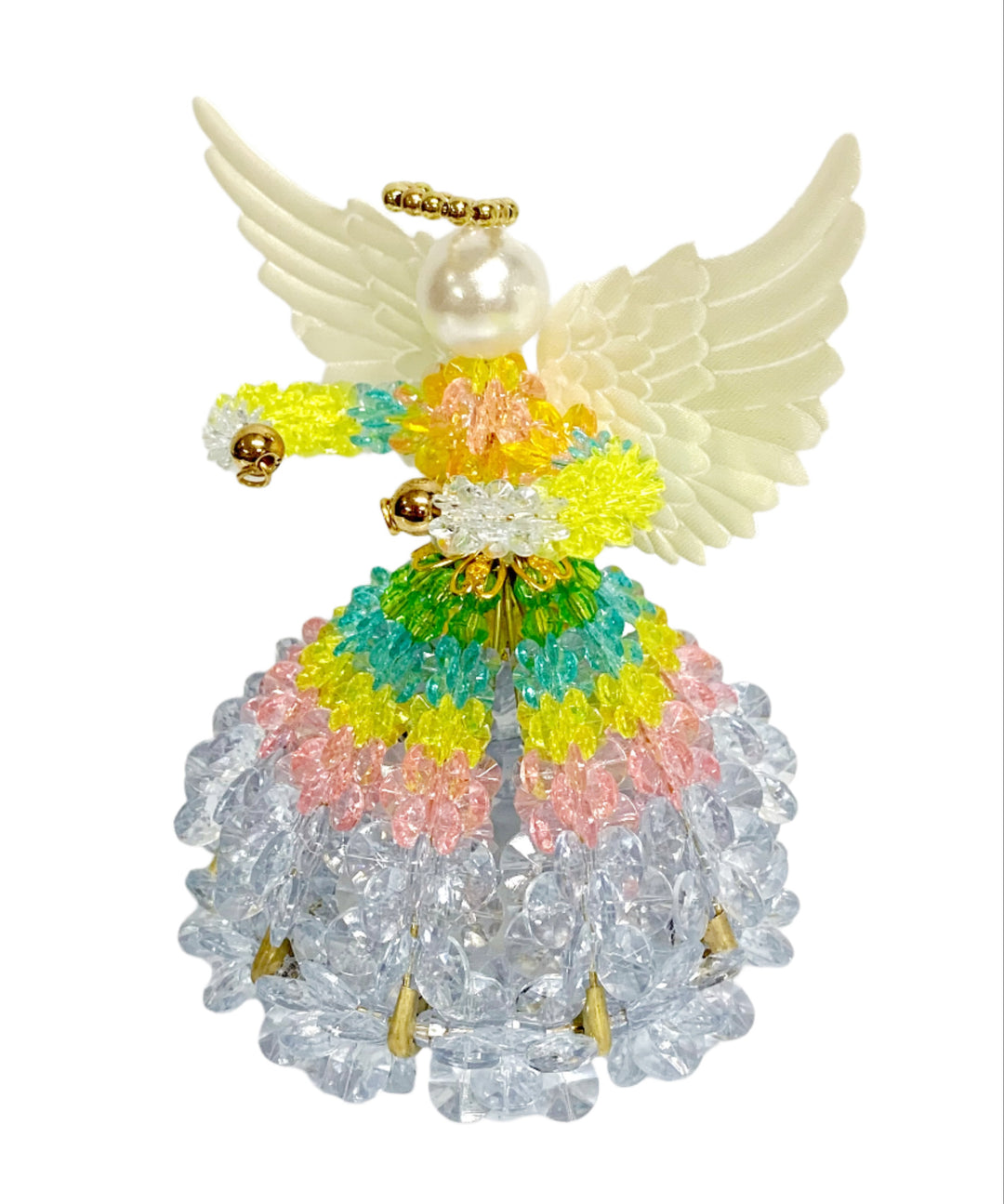 5.5" Handmade Crystal Angel