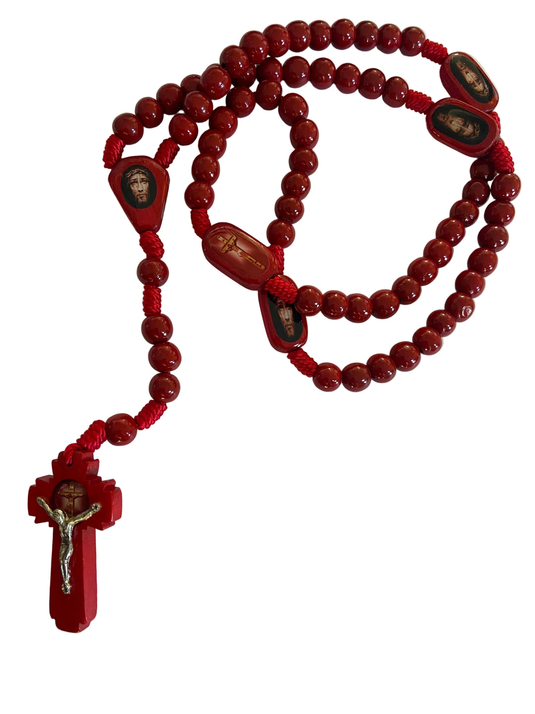 10mm Precious Blood Wooden Chaplet