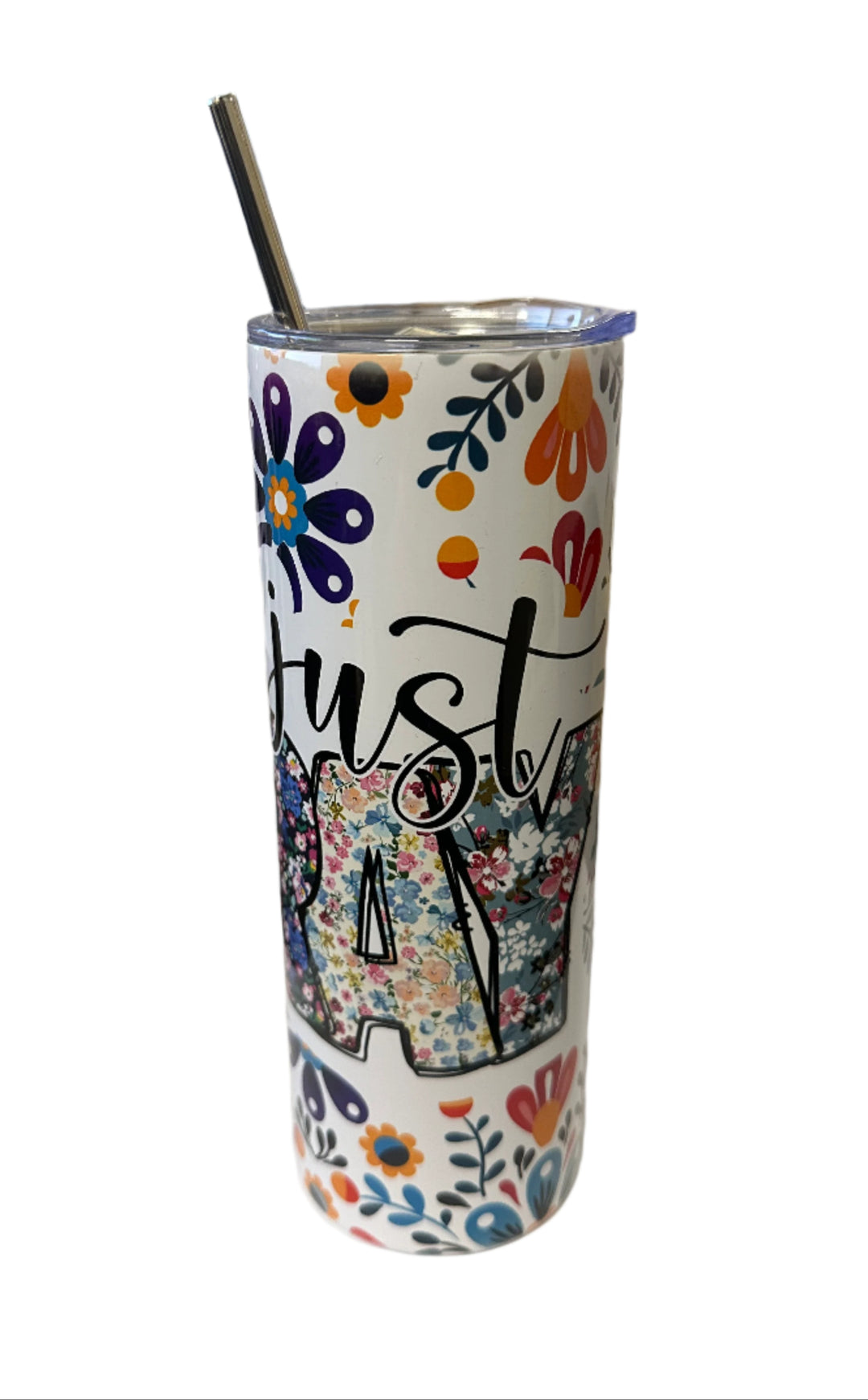 20 oz Stainless Steel Tumbler "Just Pray"