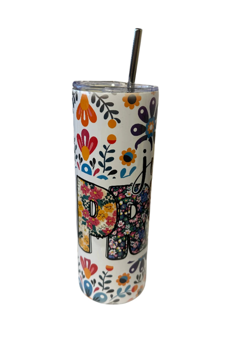 20 oz Stainless Steel Tumbler "Just Pray"