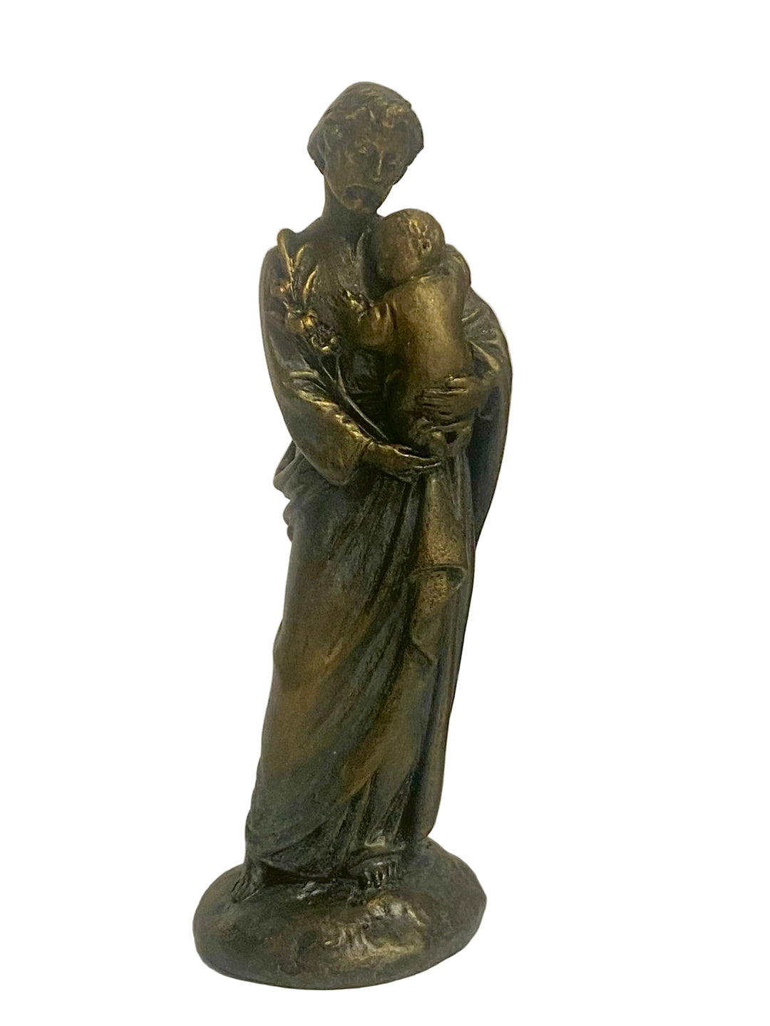 4" Bronze Patina Saint Figures