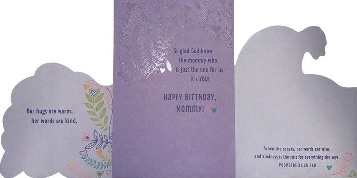 God Made a Mommy's Heart - Mother's Birthday Card