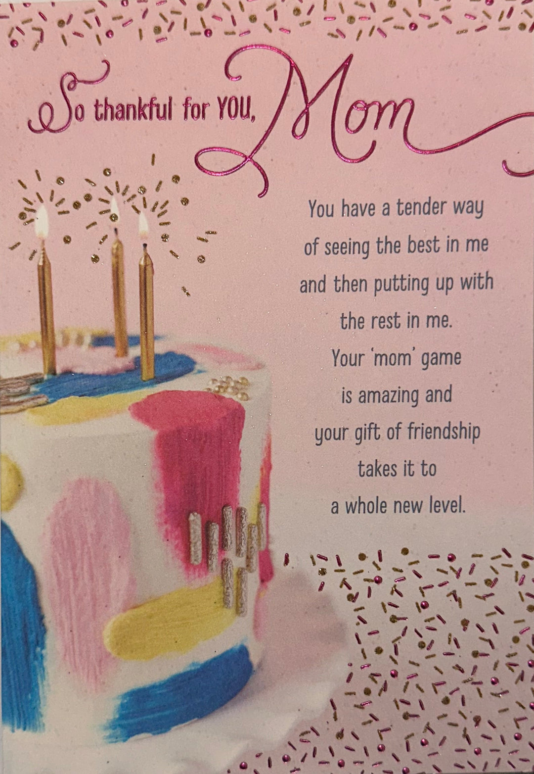 So Thankful For You, Mom - Birthday Card