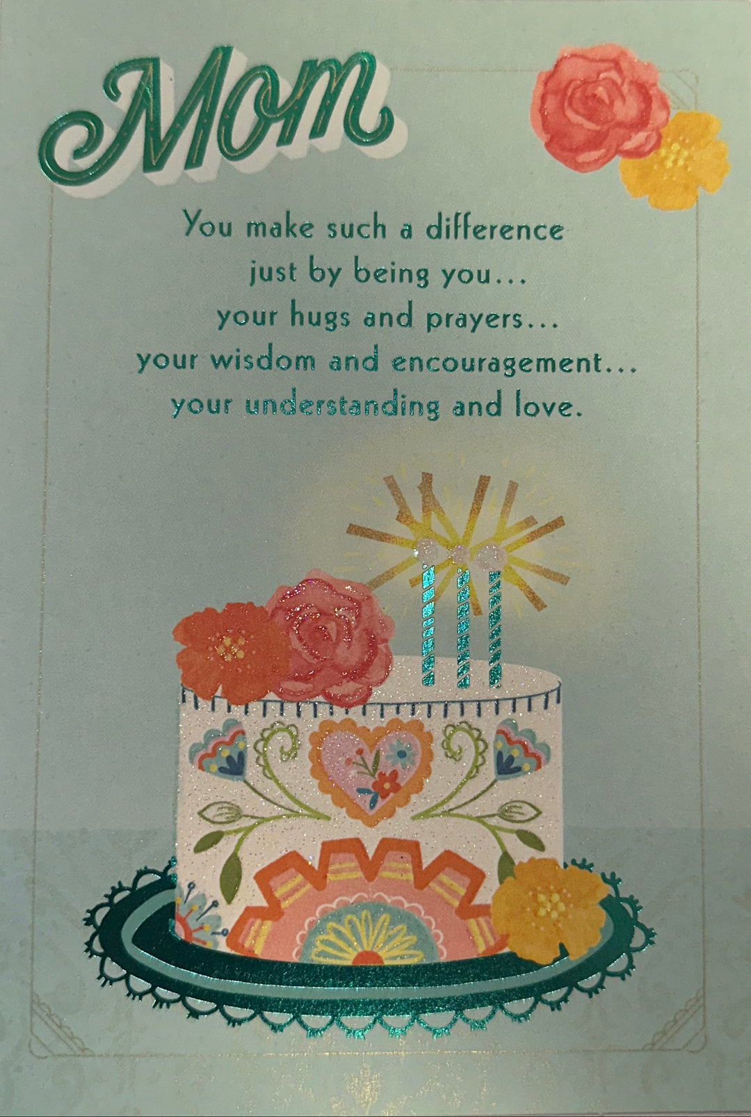 Mom, You Make Such a Difference - Birthday Card