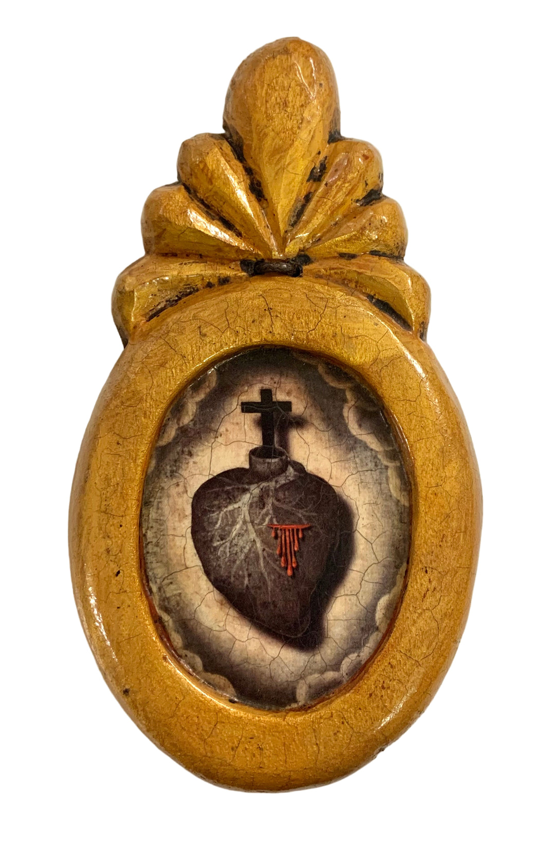 5" Mini Wooden Retablo