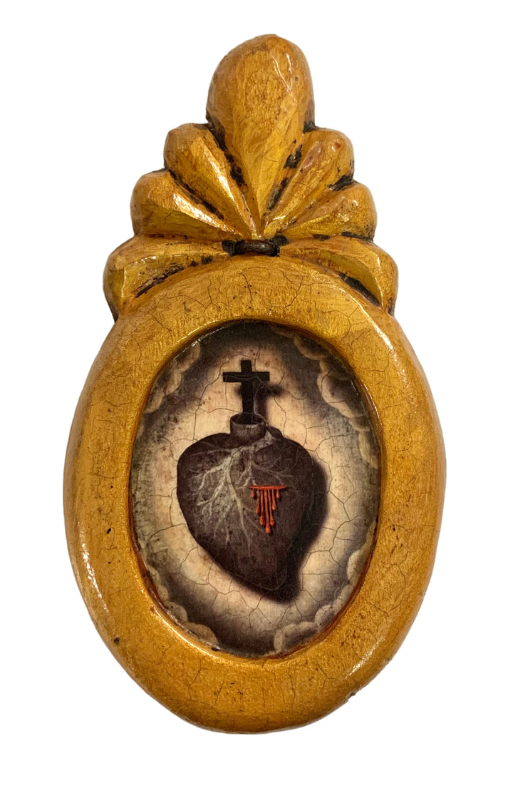 5" Mini Wooden Retablo