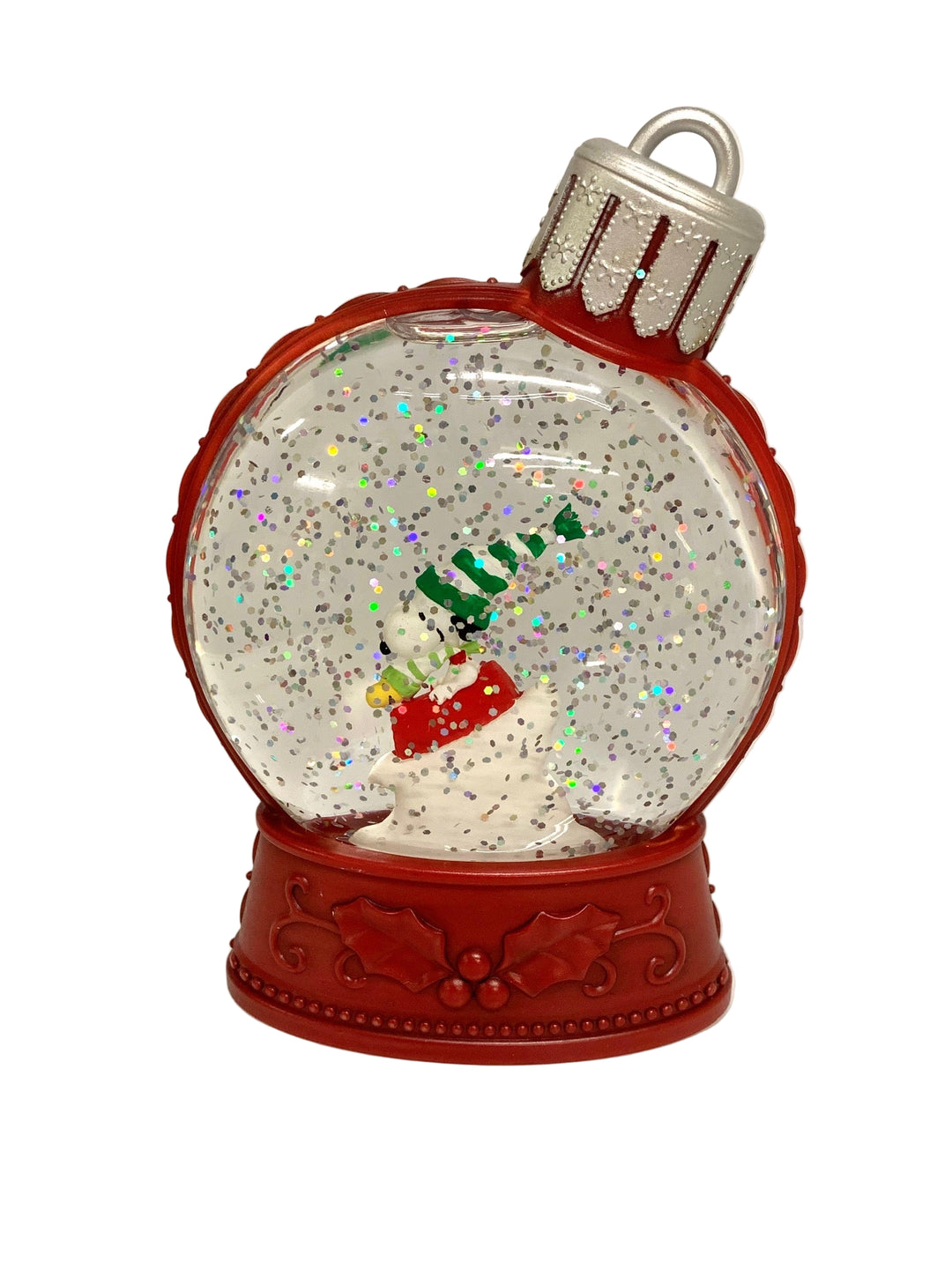 5" Lighted Peanuts Miniature Ornament Snow Globe