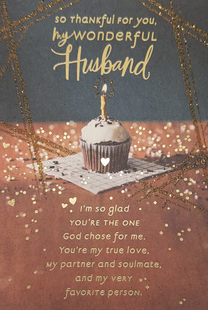 My Wonderful Husband - Birthday Card