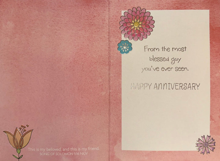 TO: MRS. WONDERFUL - My One and Only - Anniversary Card