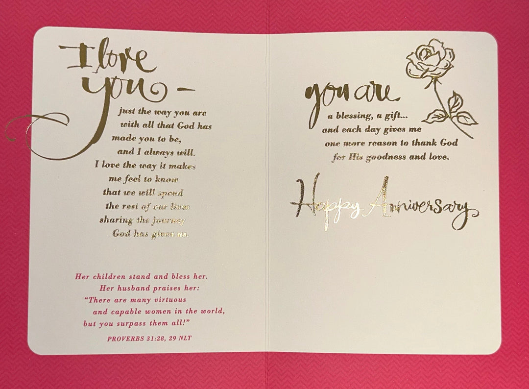 I Love You - Anniversary Card