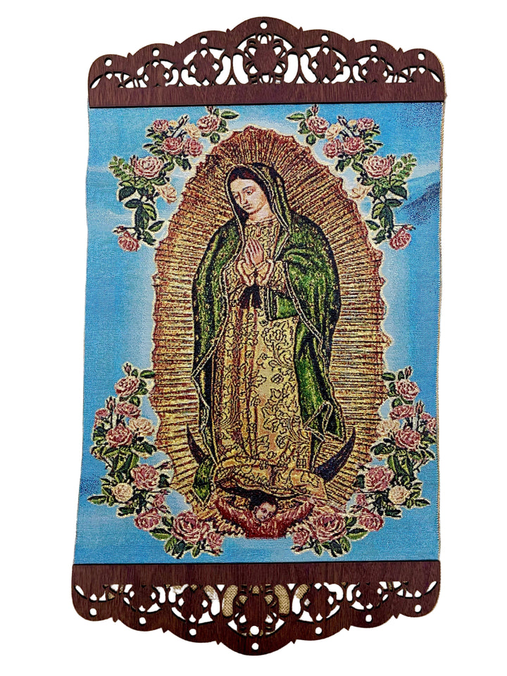 21.5" Wood Tapestry Banner