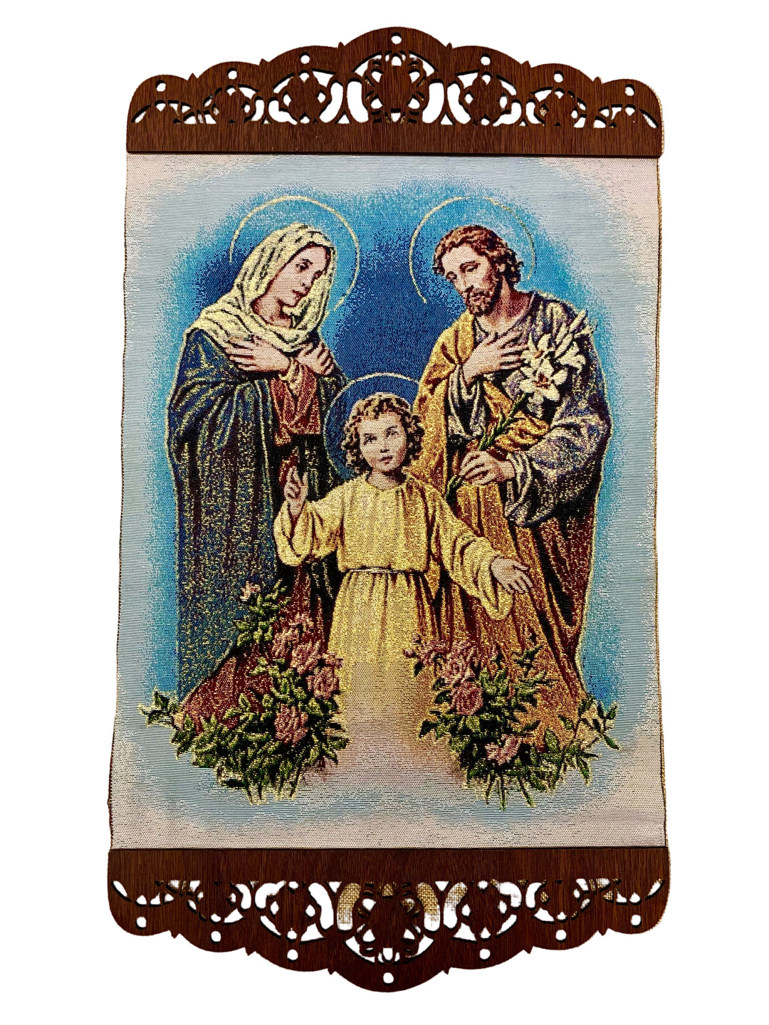 21.5" Wood Tapestry Banner