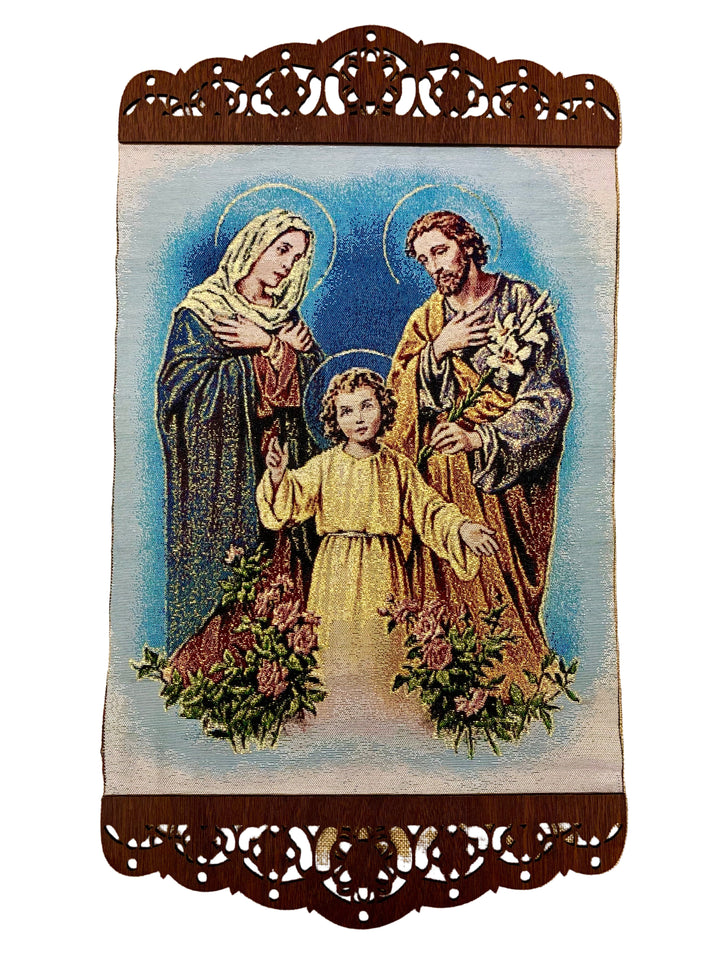 21.5" Wood Tapestry Banner