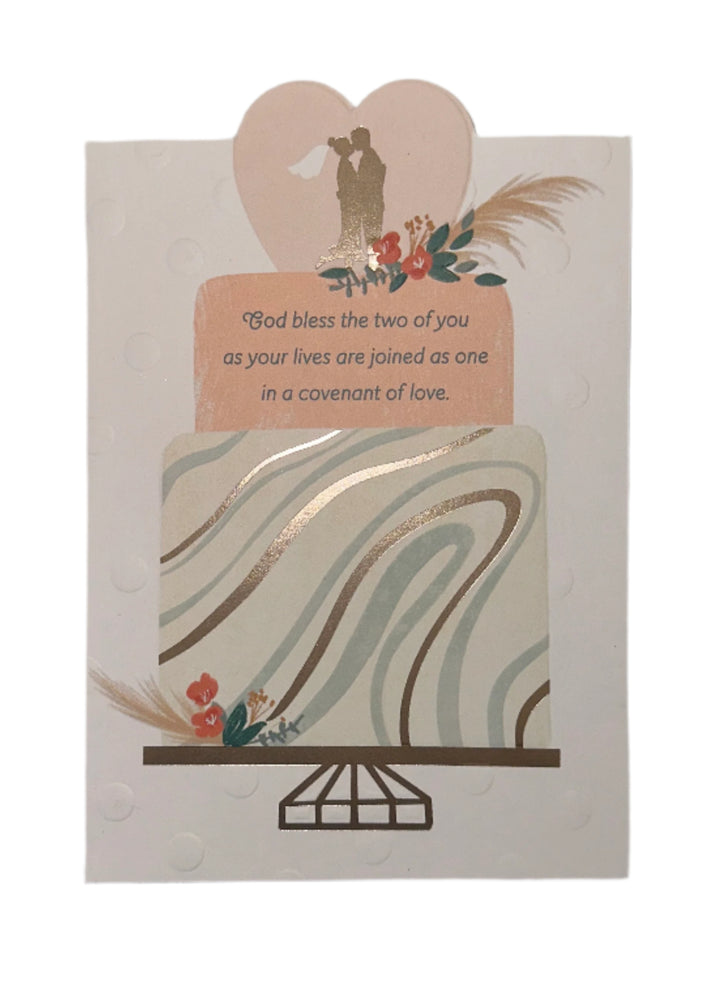 God Bless the Two of You - Wedding Card