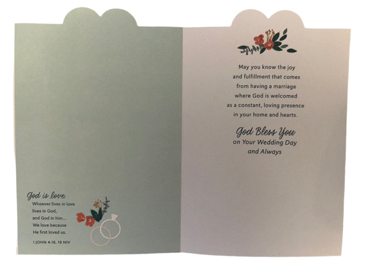 God Bless the Two of You - Wedding Card