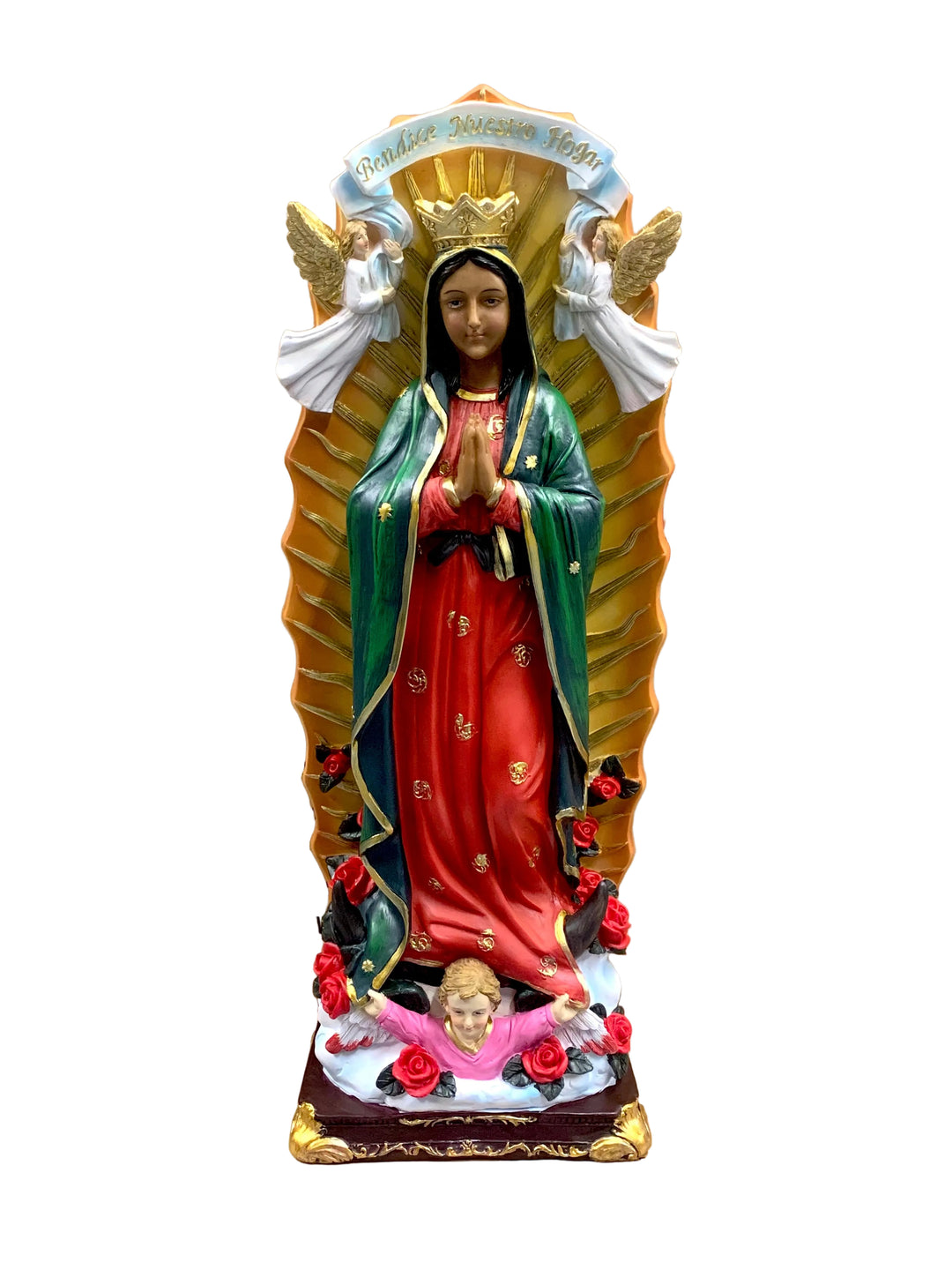 24" Our Lady of Guadalupe Resin Statue