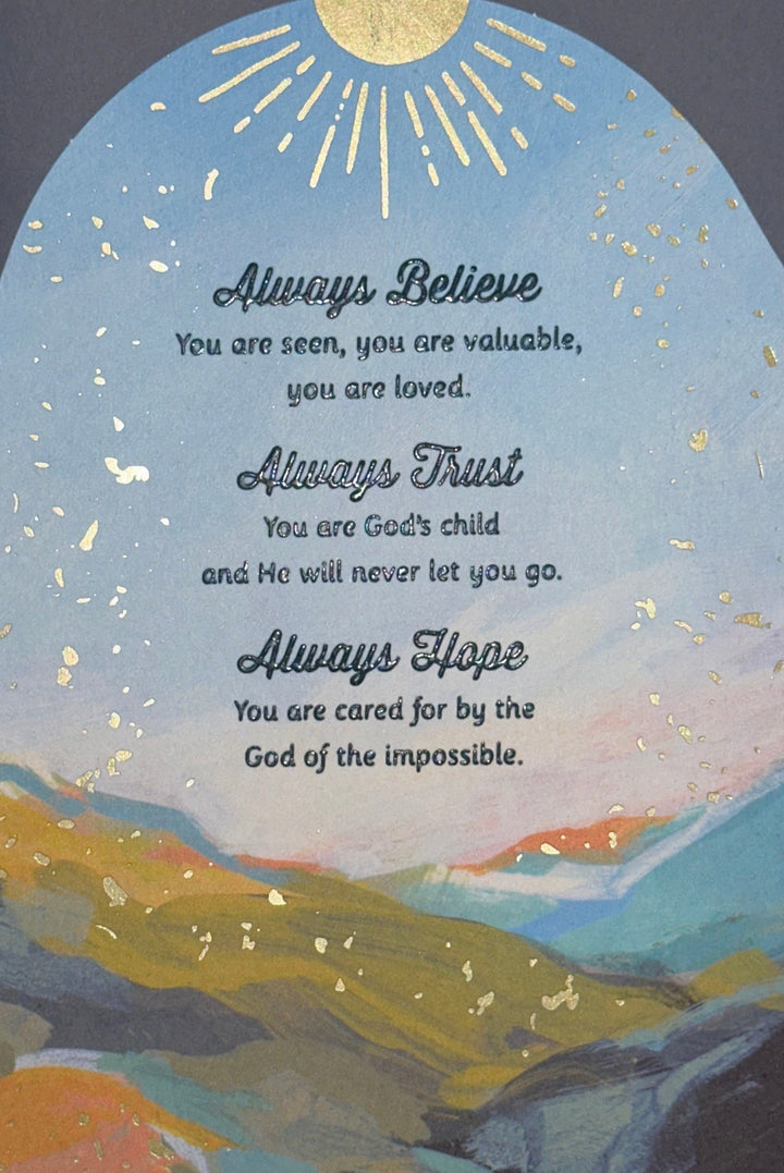 Always Believe Greeting Card