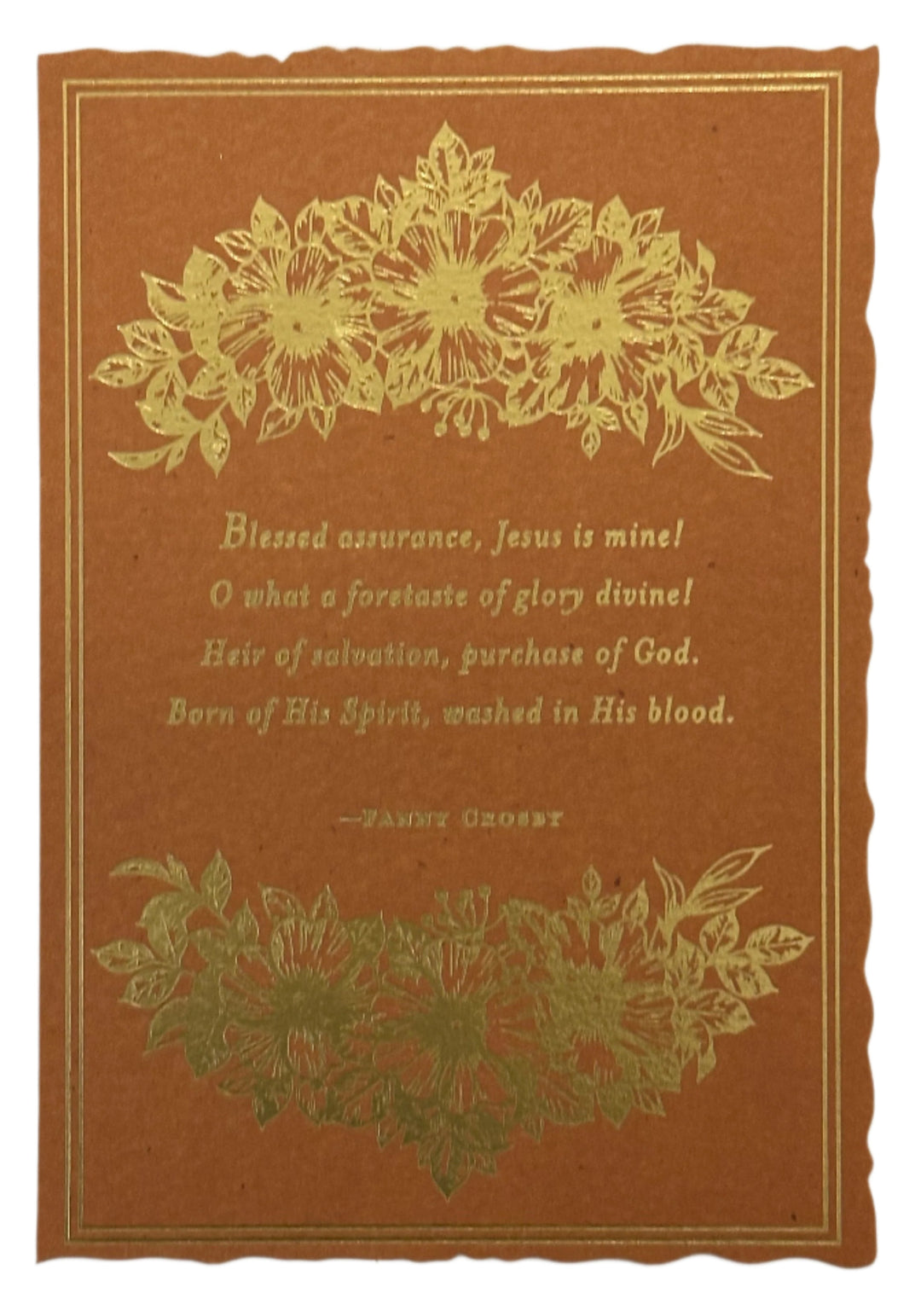 Blessed Assurance, Jesus is Mine! Card