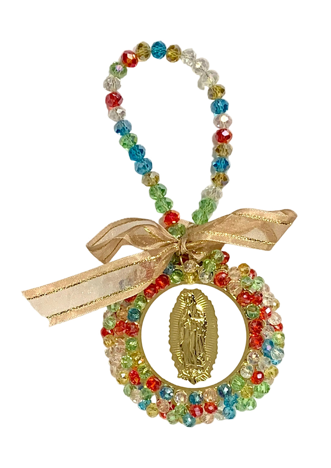 7" Crystal Home Blessing with Our Lady of Guadalupe
