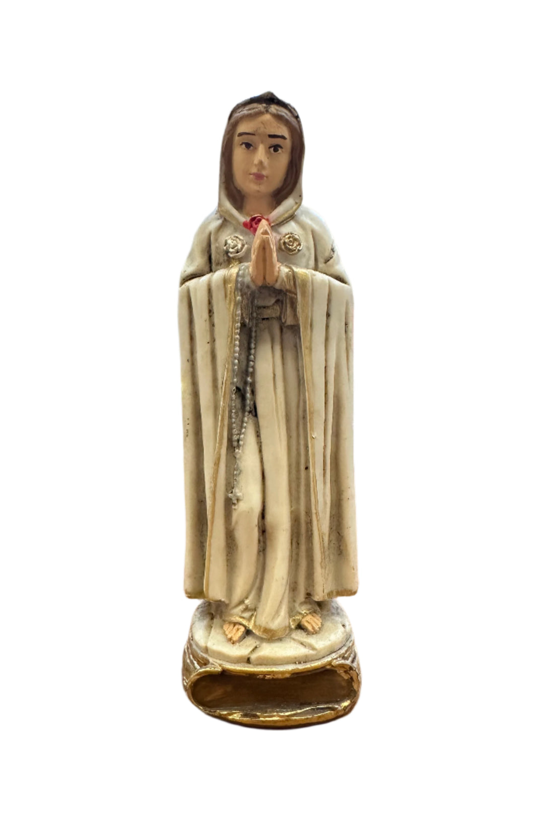 5" Handmade Our Lady of the Mystical Rose Marfilita Statue